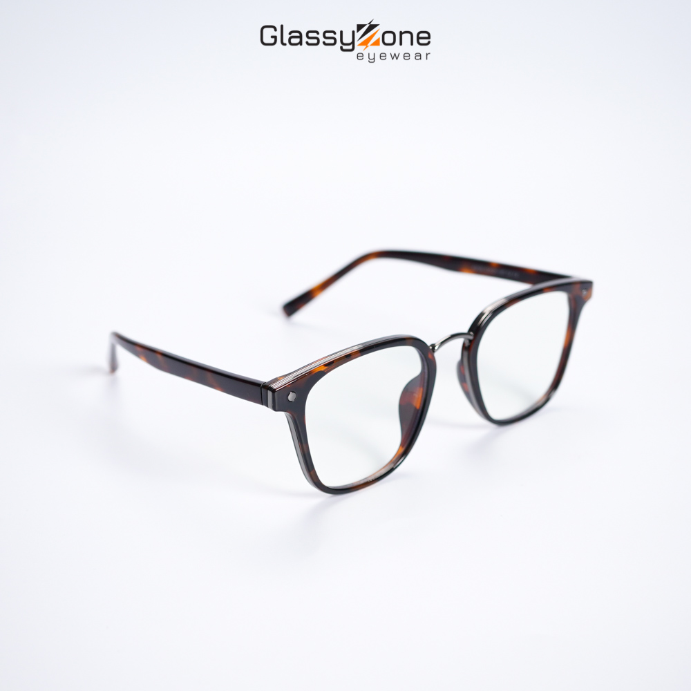 Gọng kính cận, Mắt kính giả cận nhựa dẻo Form vuông Nam Nữ Dante - GlassyZone