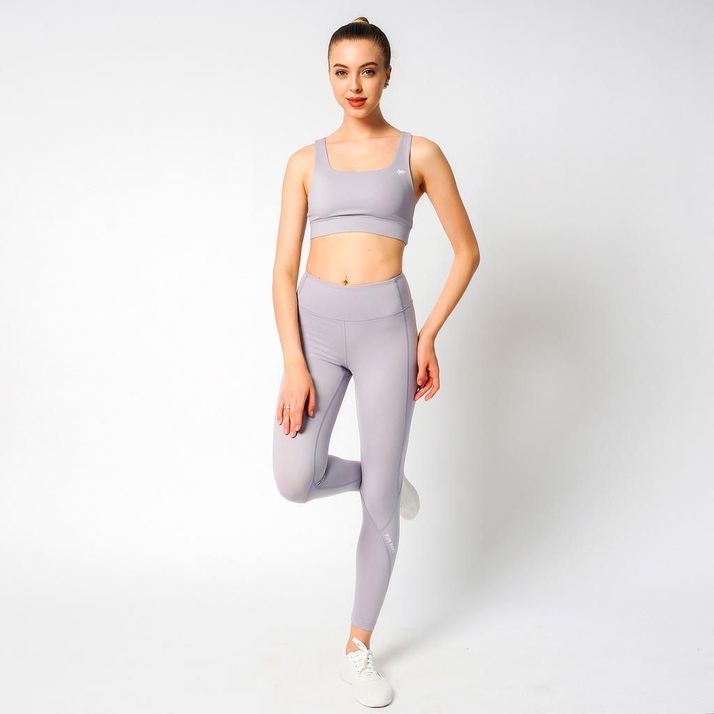 Quần tập gym yoga nữ cạp cao Carasix WLF25, quần legging nữ nâng mông tôn dáng