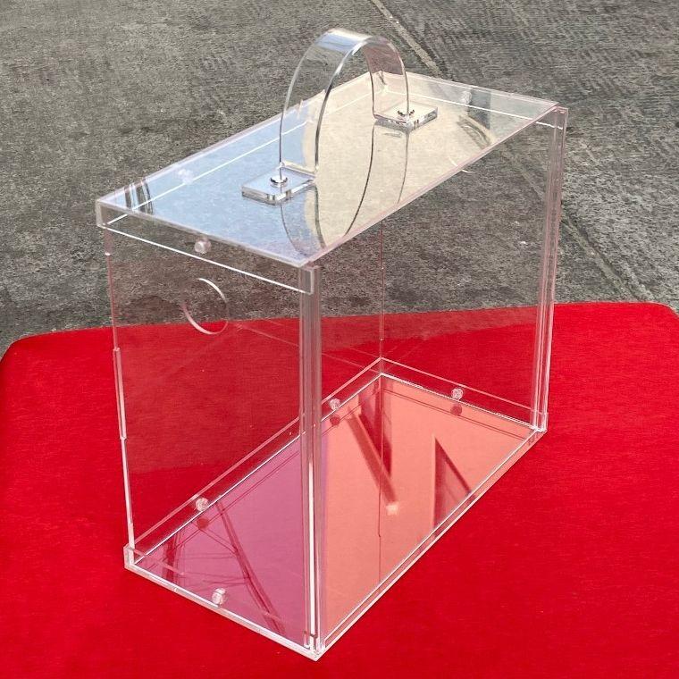 Acrylic Hộp Quà Tết Trong Suốt - Hộp Hoa Vali Mica - Hộp Mica Đựng Quà Tết - Hộp Đựng Quà Bằng Mica