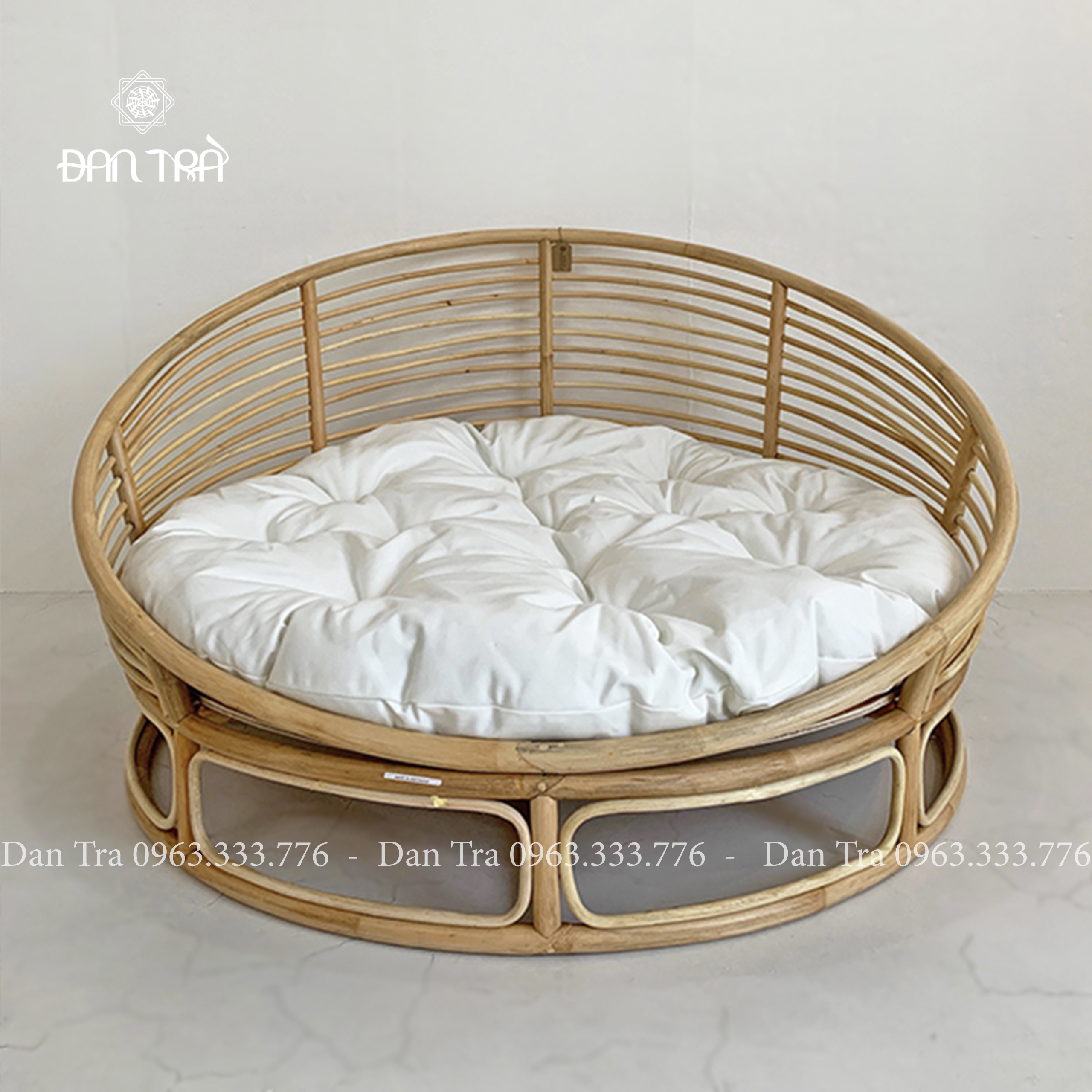 Ghế Mây Tròn Gía Rẻ- Ghế Mây Papasan Cách Tân Tình Yêu Thư Giãn -Kích thước 1m4 form chuẩn truyền thống- Bàn Ghế Mây Tre Đan Trà
