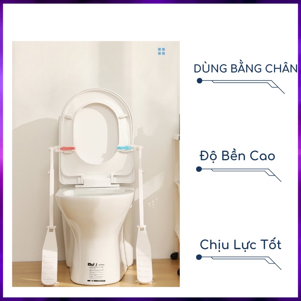 Bàn đạp nâng hạ bằng chân lắp đặt nắp bồn cầu vệ sinh tiện lợi TOILET Hygienic