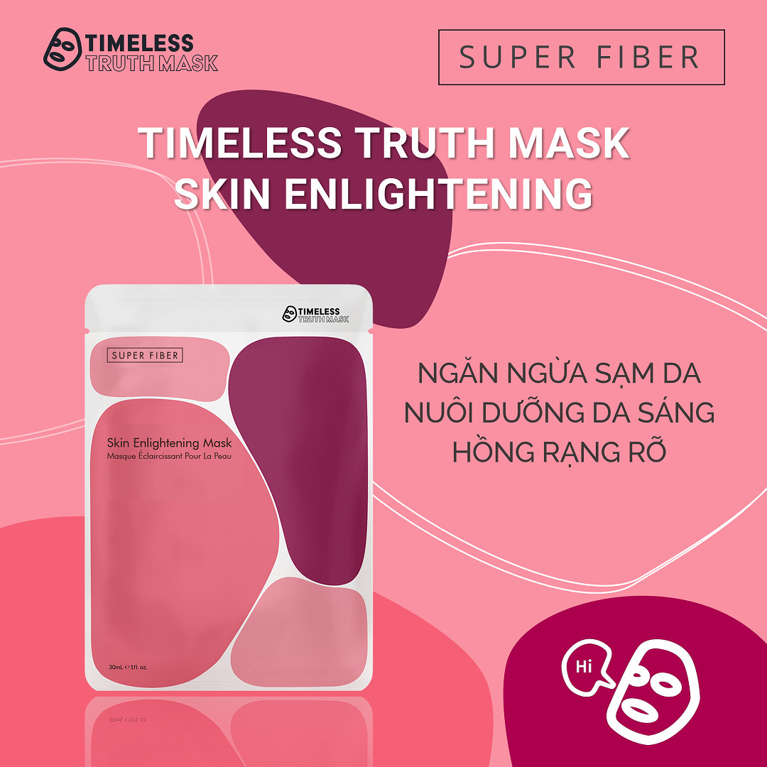 Mặt nạ siêu sợi Peptides căng mướt da Timeless Truth Mask (Hộp 5 Tấm x 30ml)