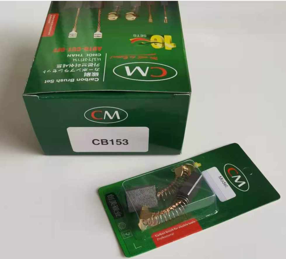 1 cặp chổi than 153 tốt carbon cao chuyên dùng thay cho máy cắt sắt kích thước 18*13.5*6.5mm