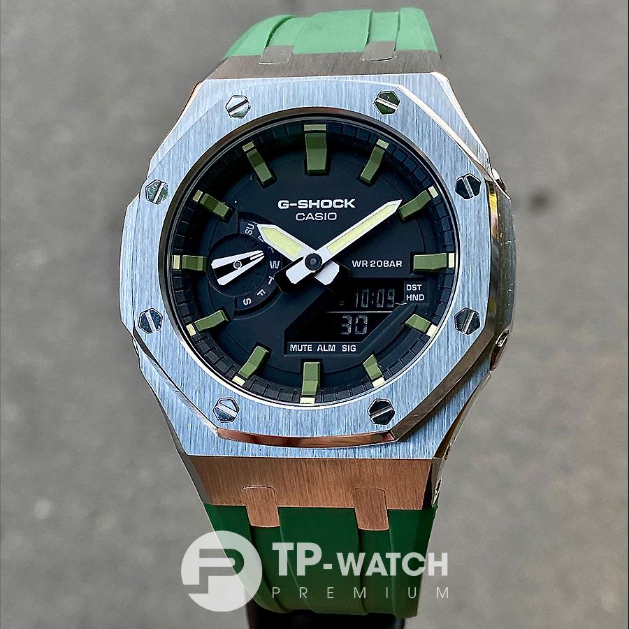 Đồng Hồ Nam Dây Nhựa Casio G-Shock GA-2110SU-3A AP Custom &quot;The Hulk&quot; Royal Oak