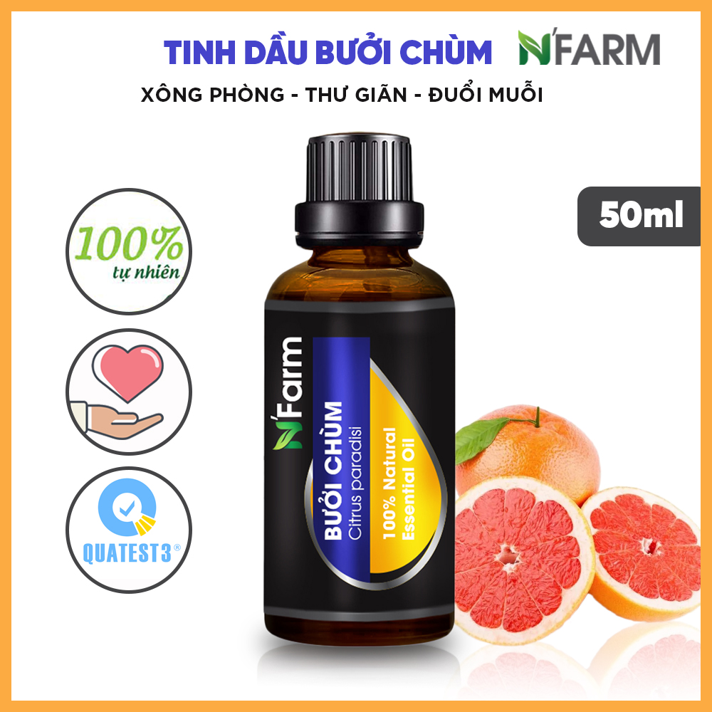 Tinh Dầu Xông Phòng Nguyên Chất NFARM 50ML, Nhiều Mùi Hương / Sử Dụng Với Máy Xông Tinh Dầu Giúp Thơm Phòng, Thư Giãn Đuổi Muỗi, Tốt Cho Sức Khỏe