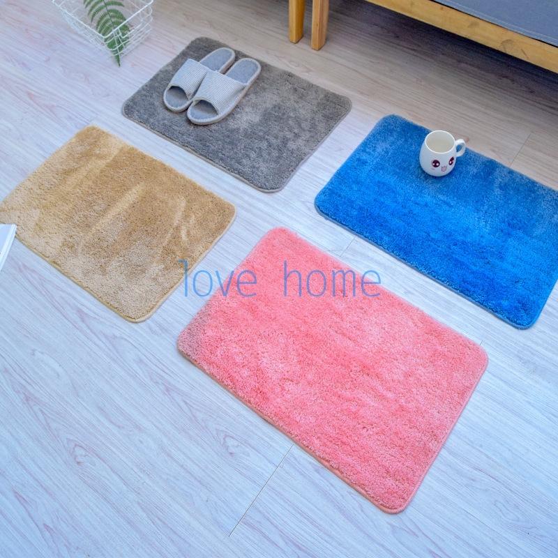 Thảm Chùi Chân Chống Trượt Màu Xám