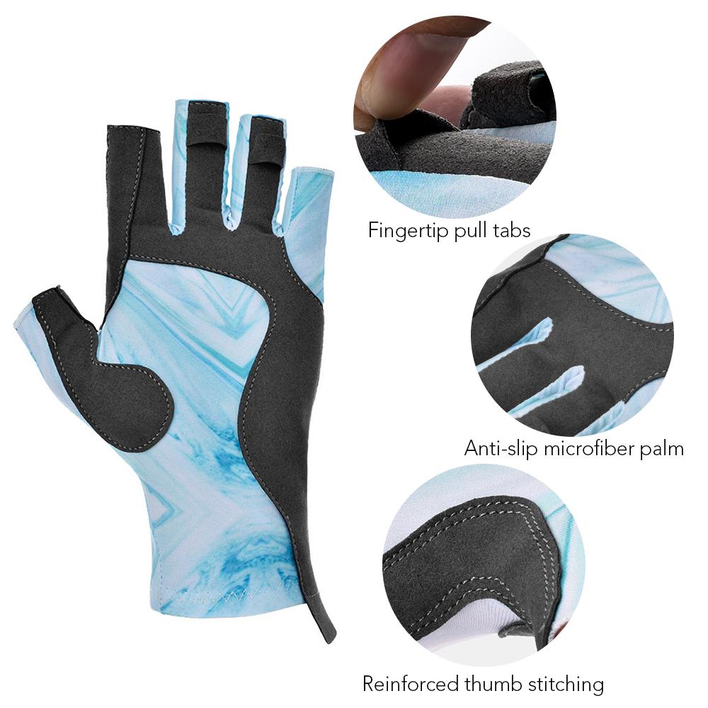 Găng Tay Thể Thao Nửa Ngón Có Đệm Chống Trượt Dành Cho Dân Thể Thao Leo Núi Thương Hiệu Boodun