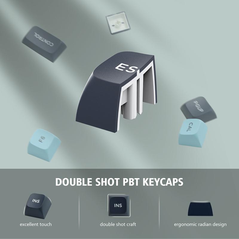 189 Key PBT đôi bắn đen XVX XVX Keycaps Key Cap cho MX Switches Womier GK61 Anne Pro 2 Bàn phím chơi game cơ khí