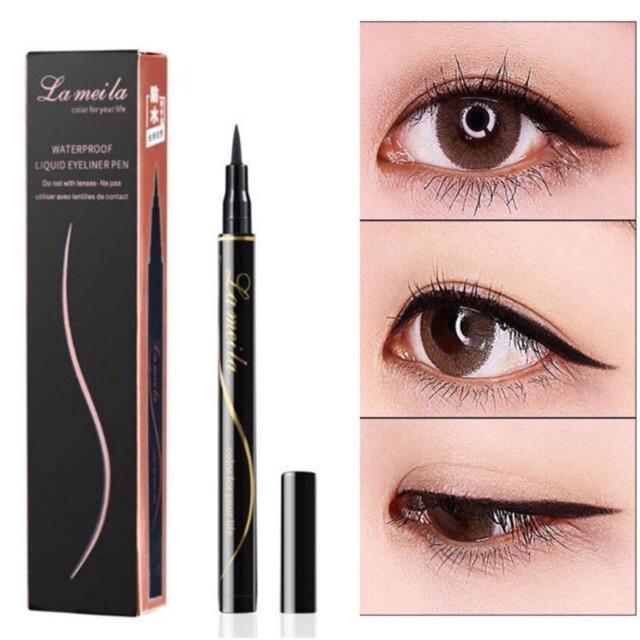 Bút Kẻ mắt đen LAMEILA eyeliner không lem chống nước nhanh khô