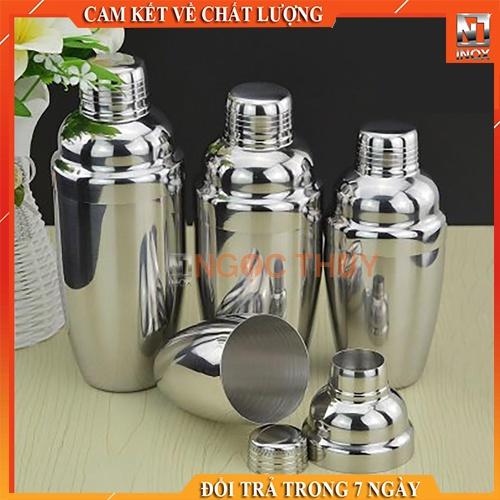 Bình Lắc trà sữa,cà phê,rượu inox Cocktail Shaker