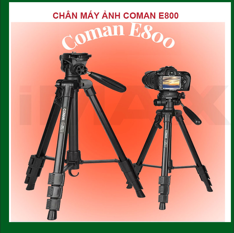 CHÂN MÁY ẢNH COMAN E800 - HÀNG CHÍNH HÃNG