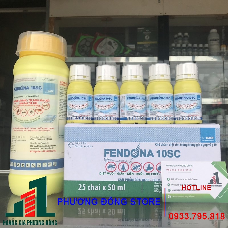 Thuốc diệt muỗi và côn trùng Fendona 10SC-5ml