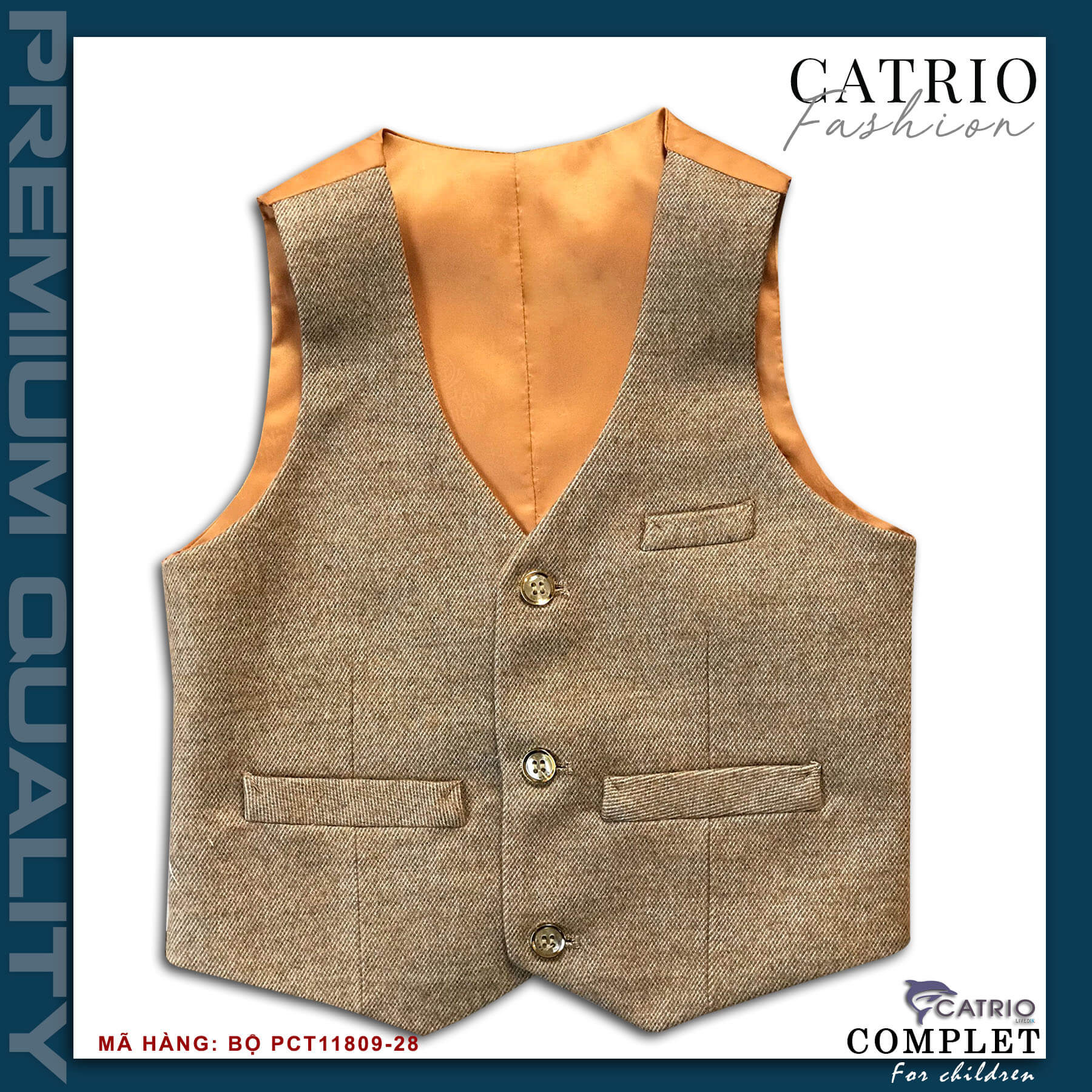BỘ ĐỒ VEST BÉ TRAI CATRIO PCT11809/28 LÀ COMPLE TRẺ EM TỪ 2 TUỔI ĐẾN 12 TUỔI THUỘC BST QUẦN ÁO TRẺ EM CATRIO MÙA TIỆC CƯỚI LỄ TẾT SANG TRỌNG NĂM 2021
