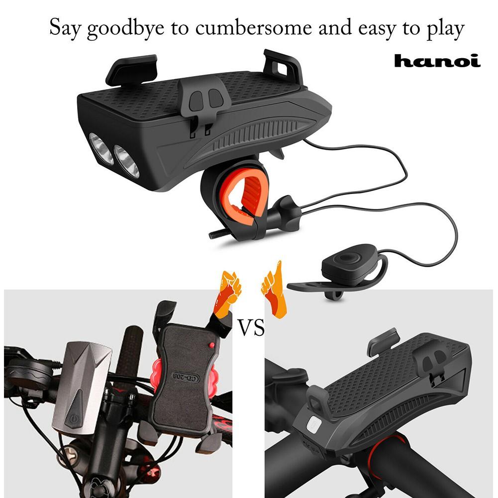 Bộ Đèn Led Gắn Ghi Đông Xe Đạp Tiện Dụng Kèm Phụ Kiện