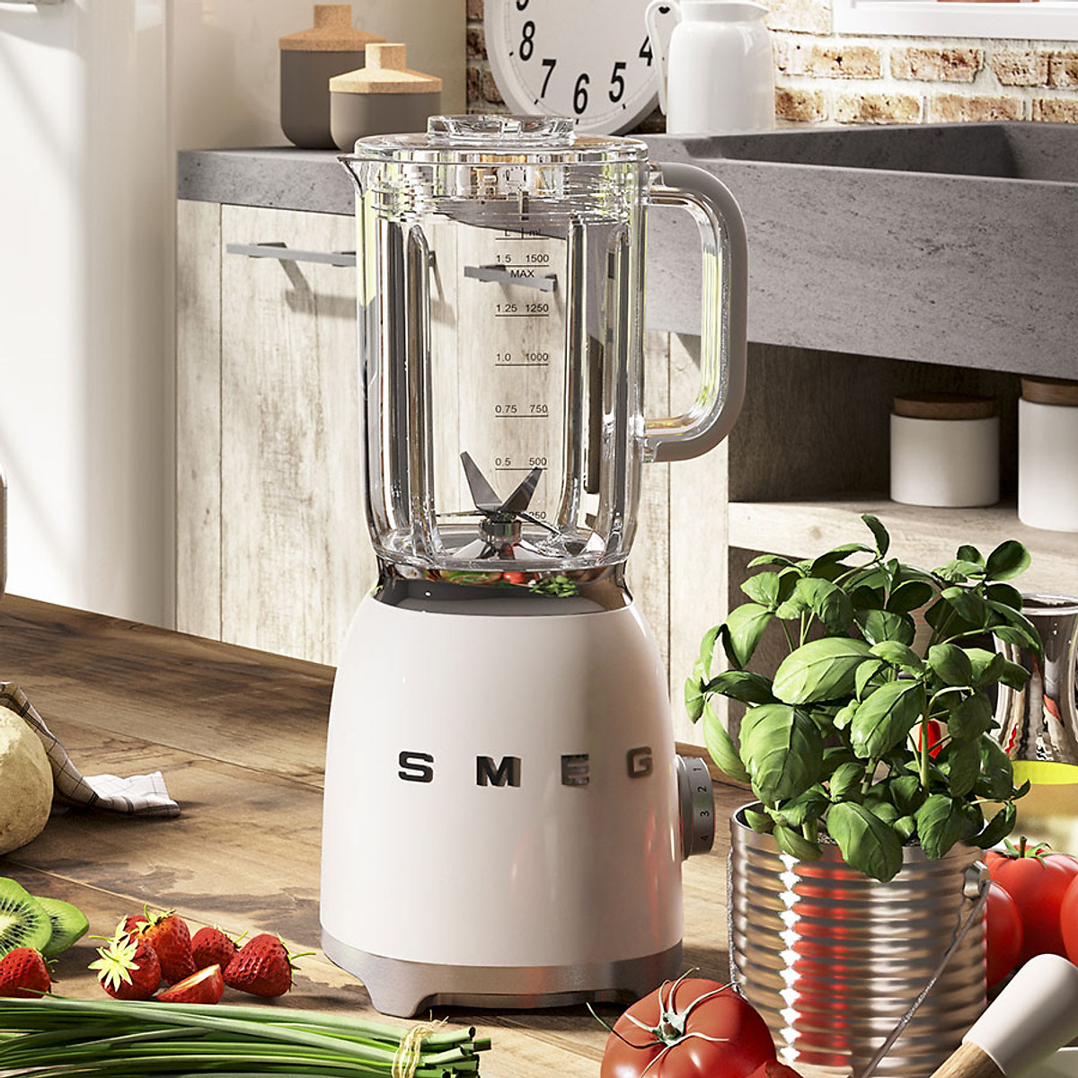 Máy Xay Sinh Tố Smeg BLF03WHEU Hàng chính hãng