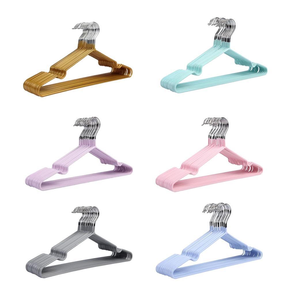 Coated Steel Clothes Hanger Rack Holder Bedroom Bathroom Balcony Golden
