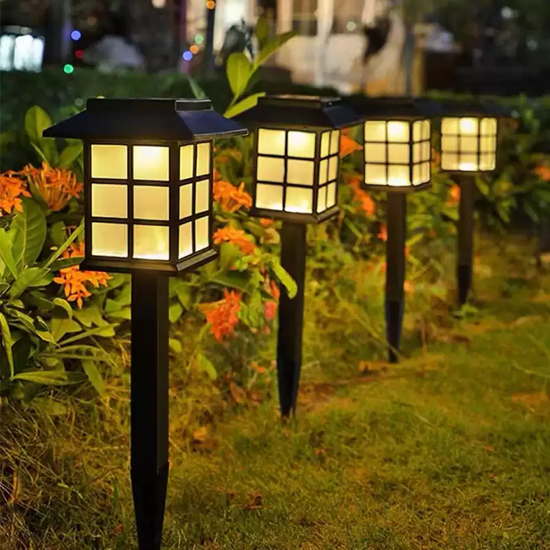Đèn trang trí năng lượng mặt trời Hình ngôi nhà, tích kiệm điện, bóng siêu sáng, chống thấm nước - DA3135