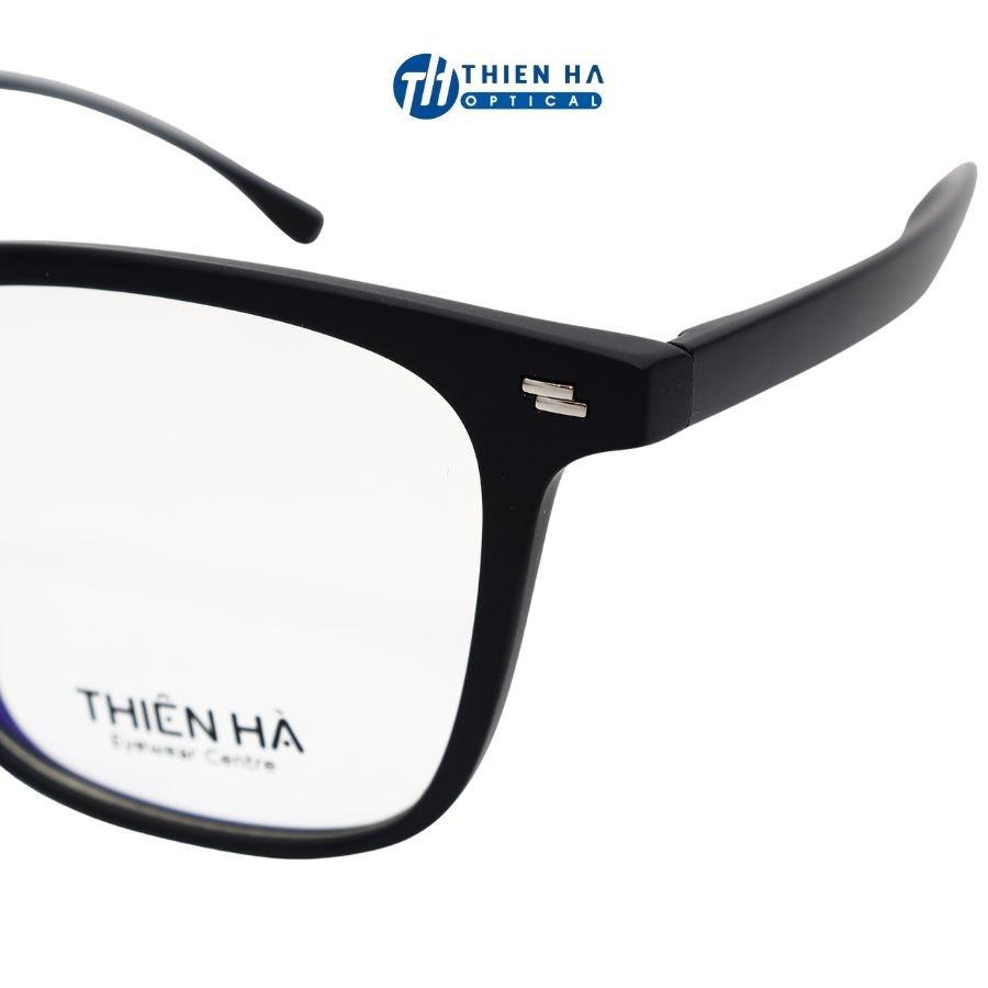 Gọng kính vuông nam nữ THIÊN HÀ OPTICAL chất liệu nhựa dẻo nhẹ cao cấp form trẻ trung dễ đeo chắc chắn cận nặng TH1571