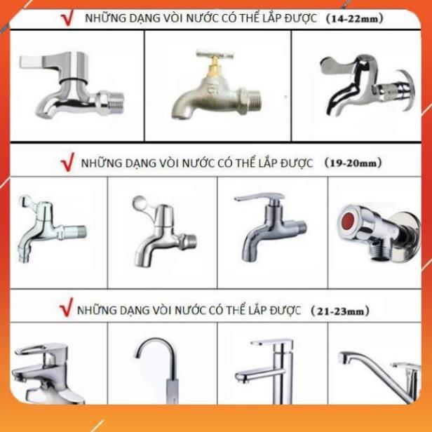 ️Evoucher Bộ dây vòi xịt nước rửa xe, tưới cây , tăng áp 3 lần, loại 15m 206701-2 đầu đồng, cút đồng+ mở chai