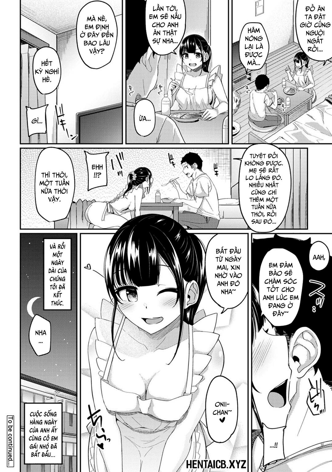 thấy em gái mình đang mặc tạp dề khỏa thân chapter 8 24