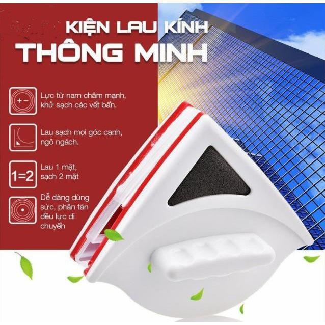 Dụng cụ lau kính 2 mặt tiện dụng