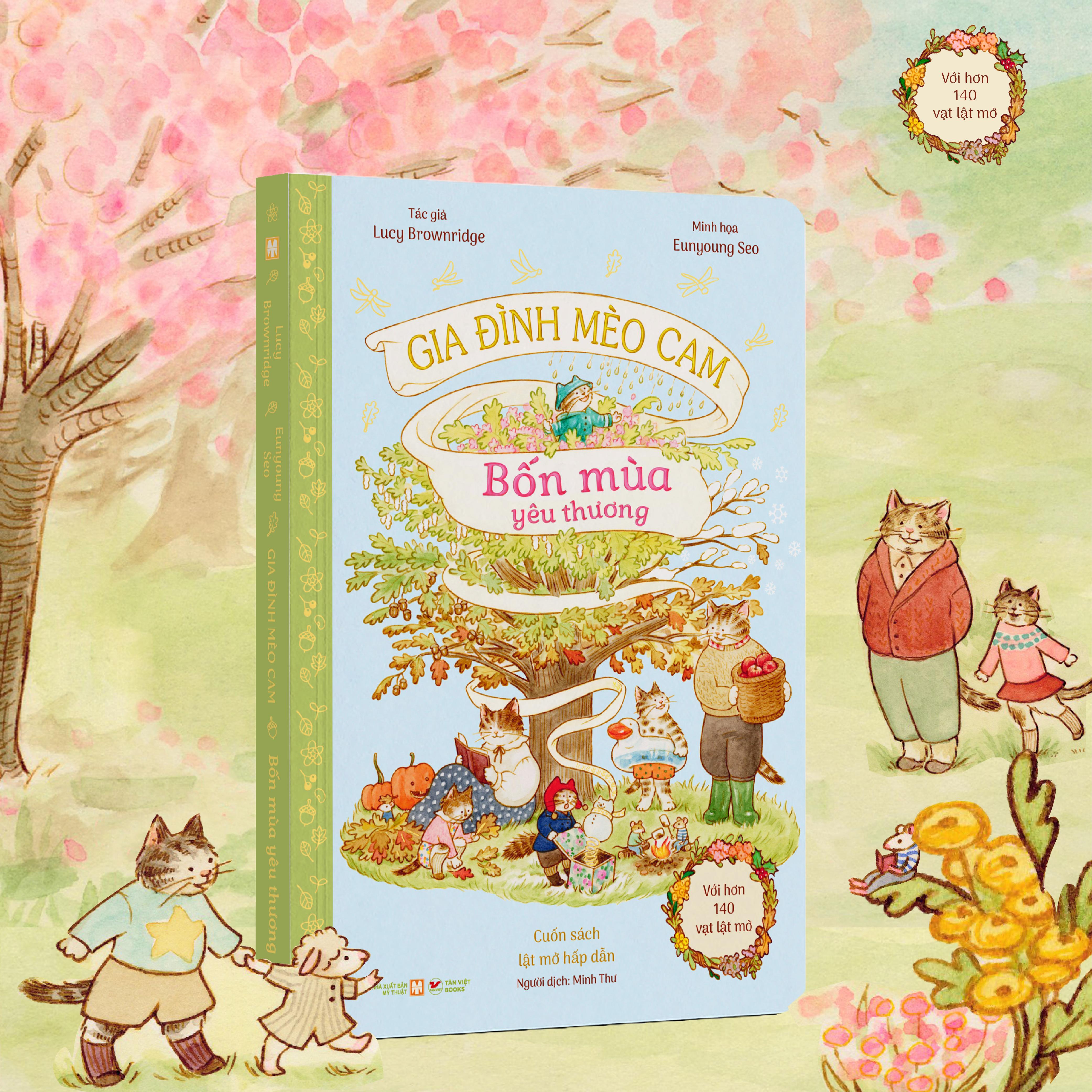 Sách - Gia Đình Mèo Cam - Bốn Mùa Yêu Thương - Bìa Cứng