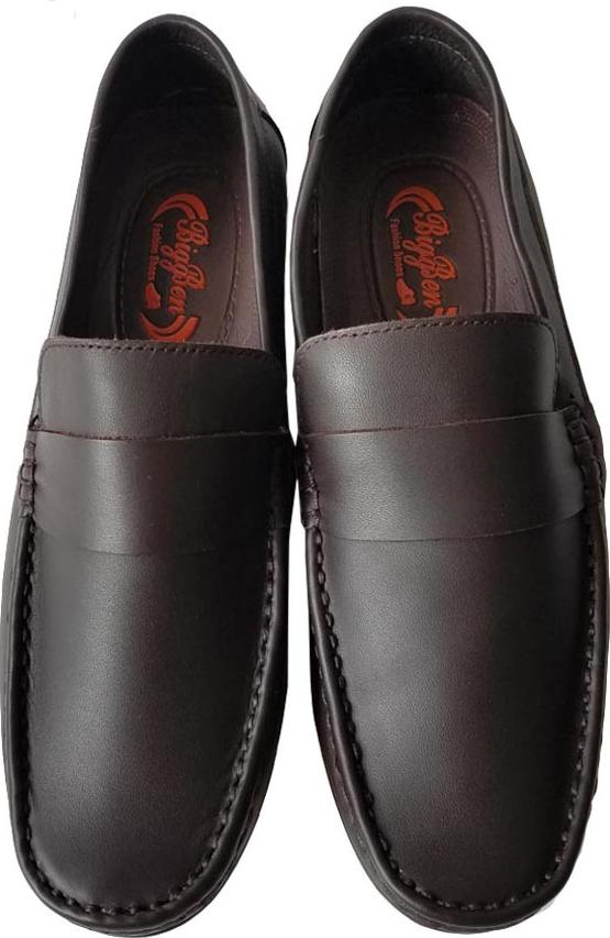 Giày Mọi Nam BiGGBEN Da Bò Thật Cao Cấp GM187