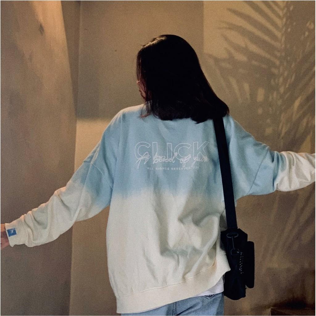 Áo Khoác Nỉ Bông Cardigan Tiedye CLICK.CLUB Loang Màu Unisex - E29