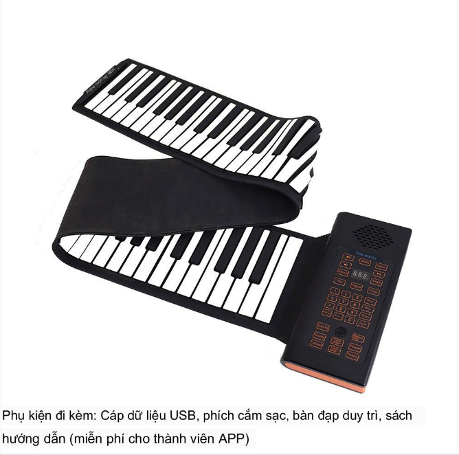 Đàn Piano 88 Phím Cuộn Roll&amp;Play CosTour APP (Tiếng Anh)