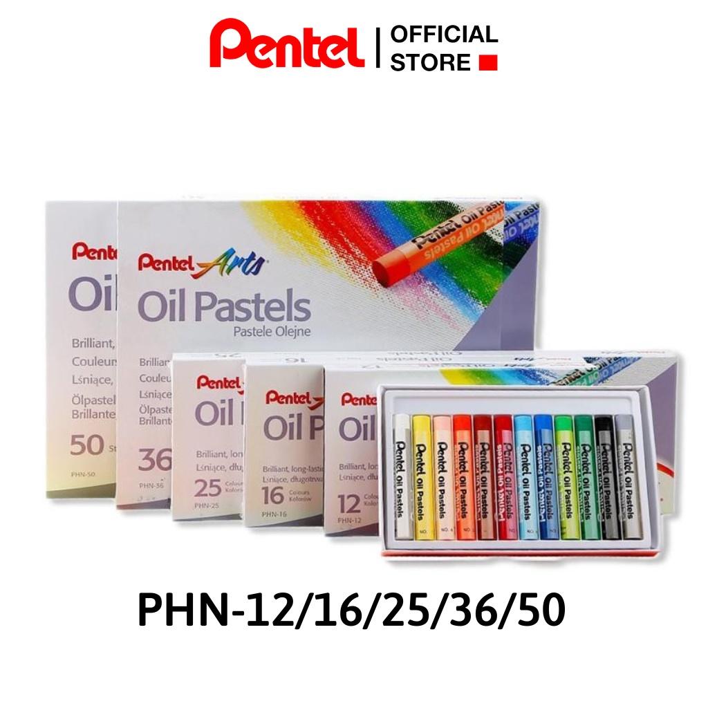 Sáp Màu Dầu Nhật Bản Pentel Oil Pastel PHN Bộ 12/16/25/36/50 Màu | Màu Sắc Tươi Sáng | An Toàn Không Độc Hại | Phấn Dầu