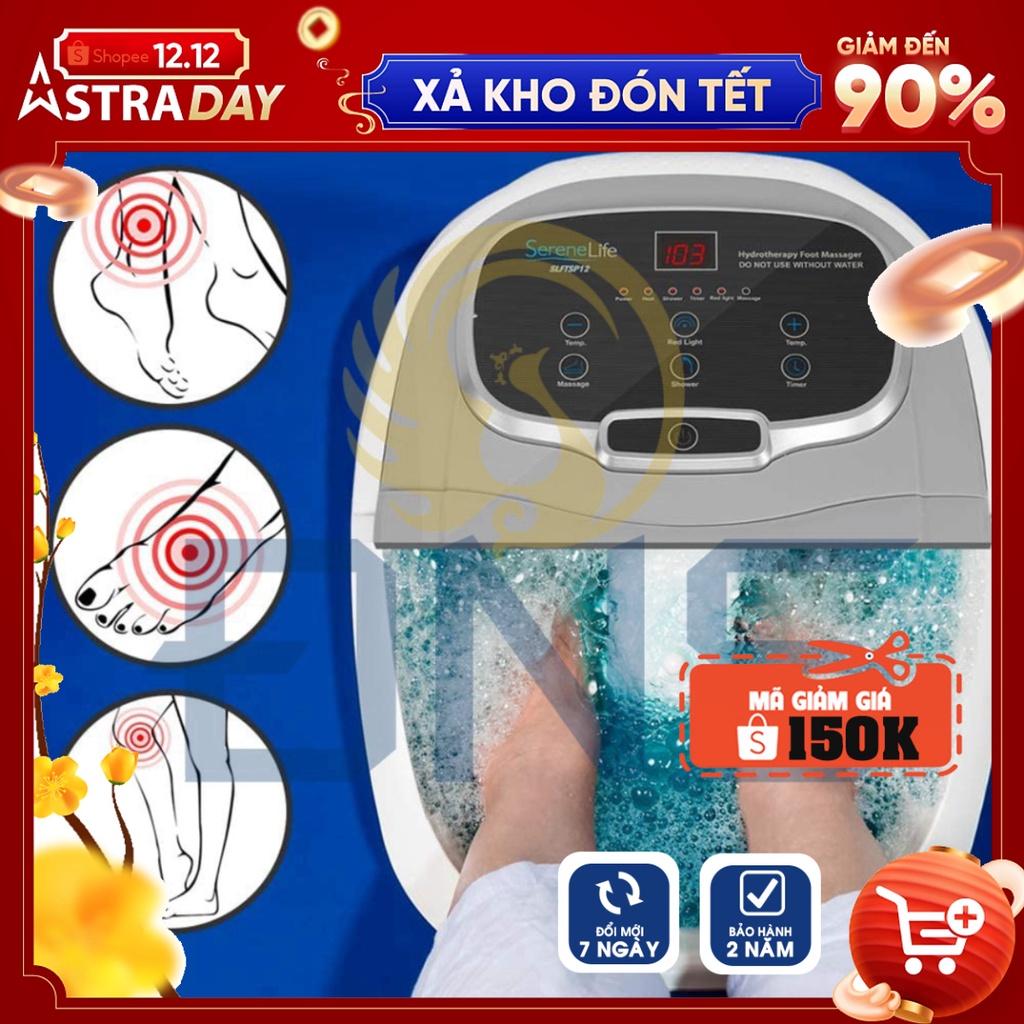 [Hàng Chính Hãng - BH 2 Năm] Bồn máy chậu ngâm chân massage cao cấp con lăn tự động Homedics FB-650, SereneLife SL12, SL