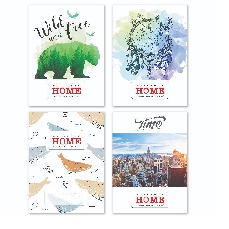 Sổ lò xo bìa bồi cao cấp Hải Tiến Home B5 300 trang 6393