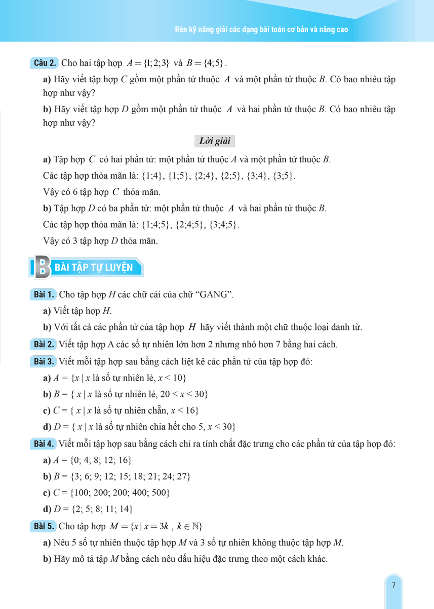 Rèn Kỹ Năng Giải Các Dạng Bài Toán Lớp 6 - Tập 1_MEGABOOK