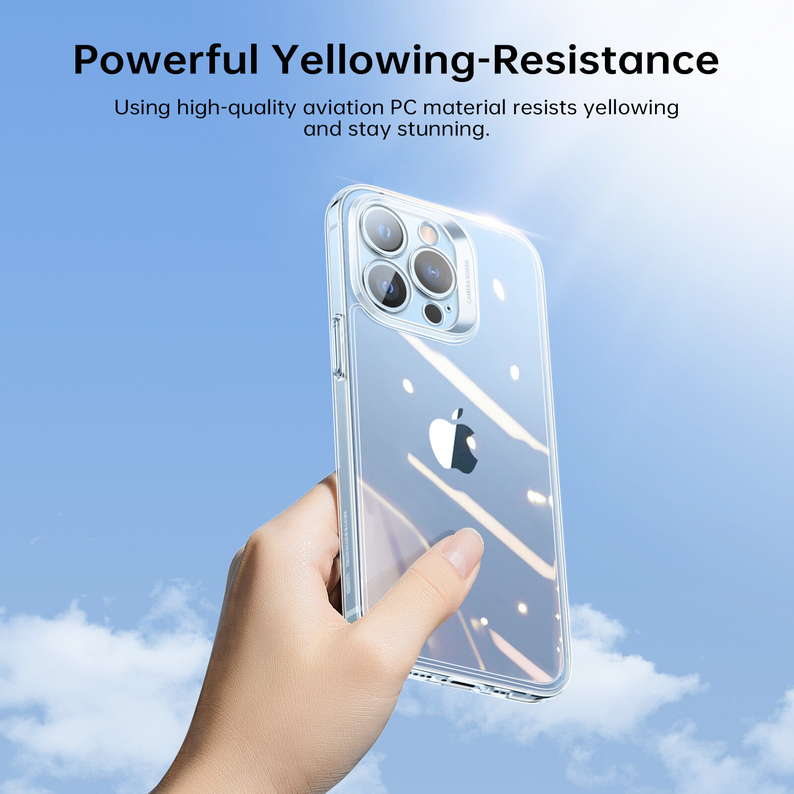 Ốp Lưng Classic Hybrid Case dành cho iPhone 13 / 13 Pro / 13 Pro Max Phiên bản nâng cấp Bảo Vệ Camera  - Hàng Chính Hãng