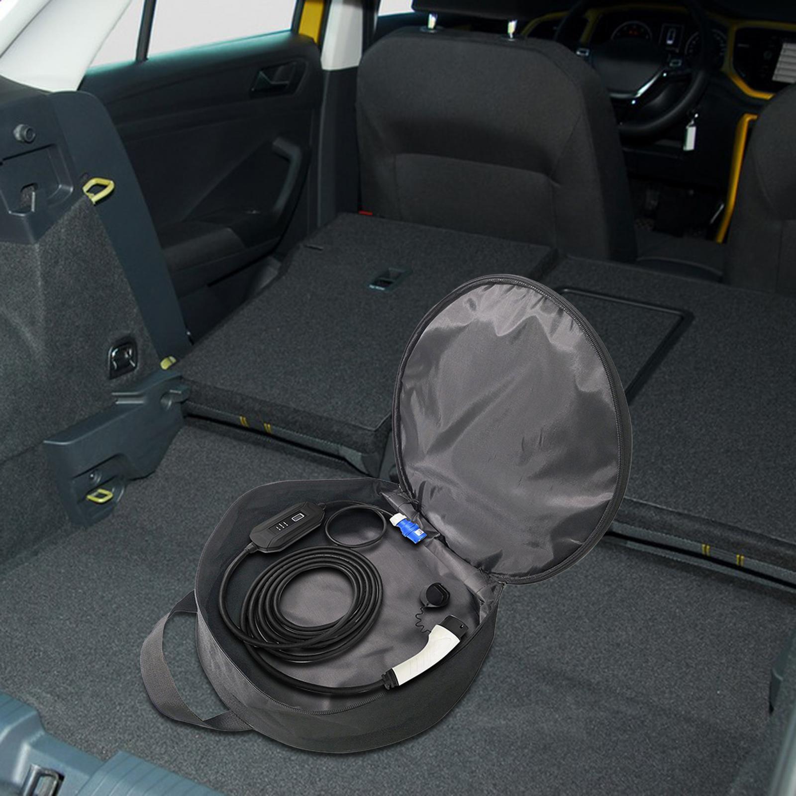 EV Charging Cable Storage Bag Protective Lightweight Cords Storage Organizer