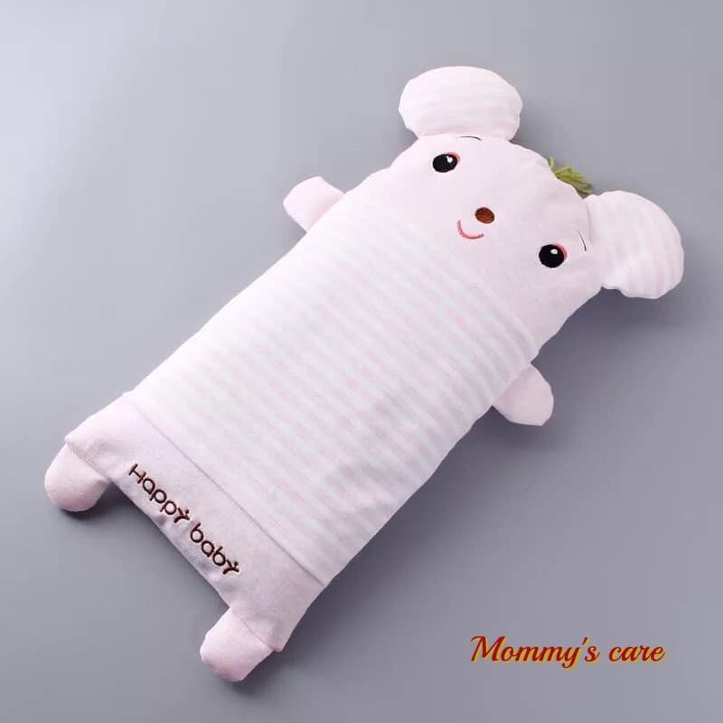 Gối chống bẹp đầu trẻ em 100% cotton hữu cơ