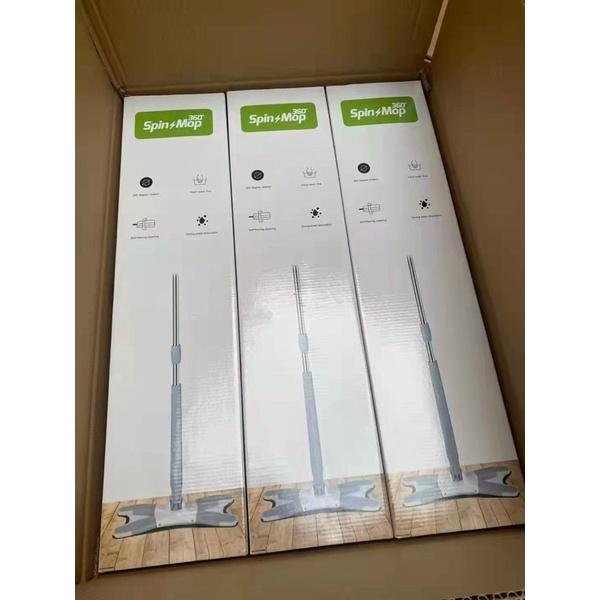 Cây chổi lau nhà chữ X, chổi lau nhà thông minh tự vắt chính hàng SPIN.MOP cao cấp