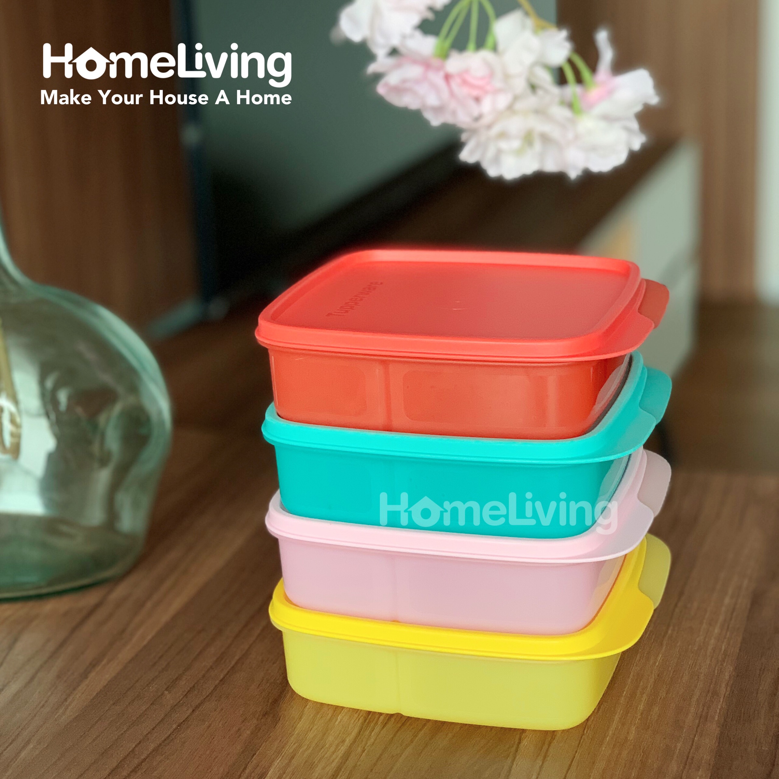 Hộp Cơm Chia 3 Ngăn Tupperware Lolly Tup 550ml