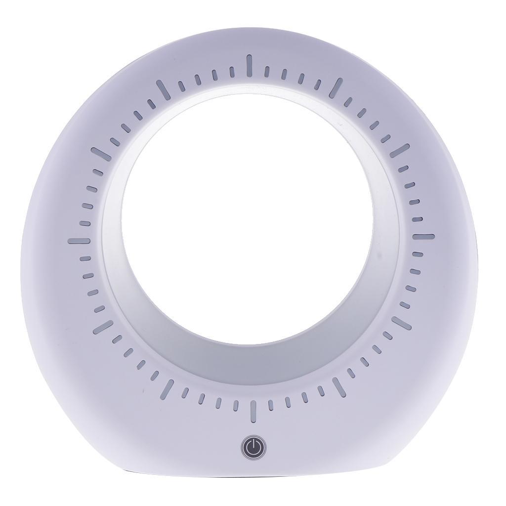 LED Luna Moon Clock Lamp Night Light Touch Control USB Charge