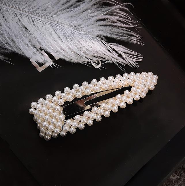 Set 4 kẹp tóc ngọc trai Hàn Quốc