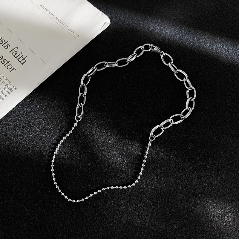 Dây chuyền vòng cổ titan phong cách trẻ trung