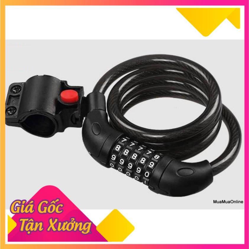 Khóa Dây Xe Đạp Xe Máy 5 Số TP'S