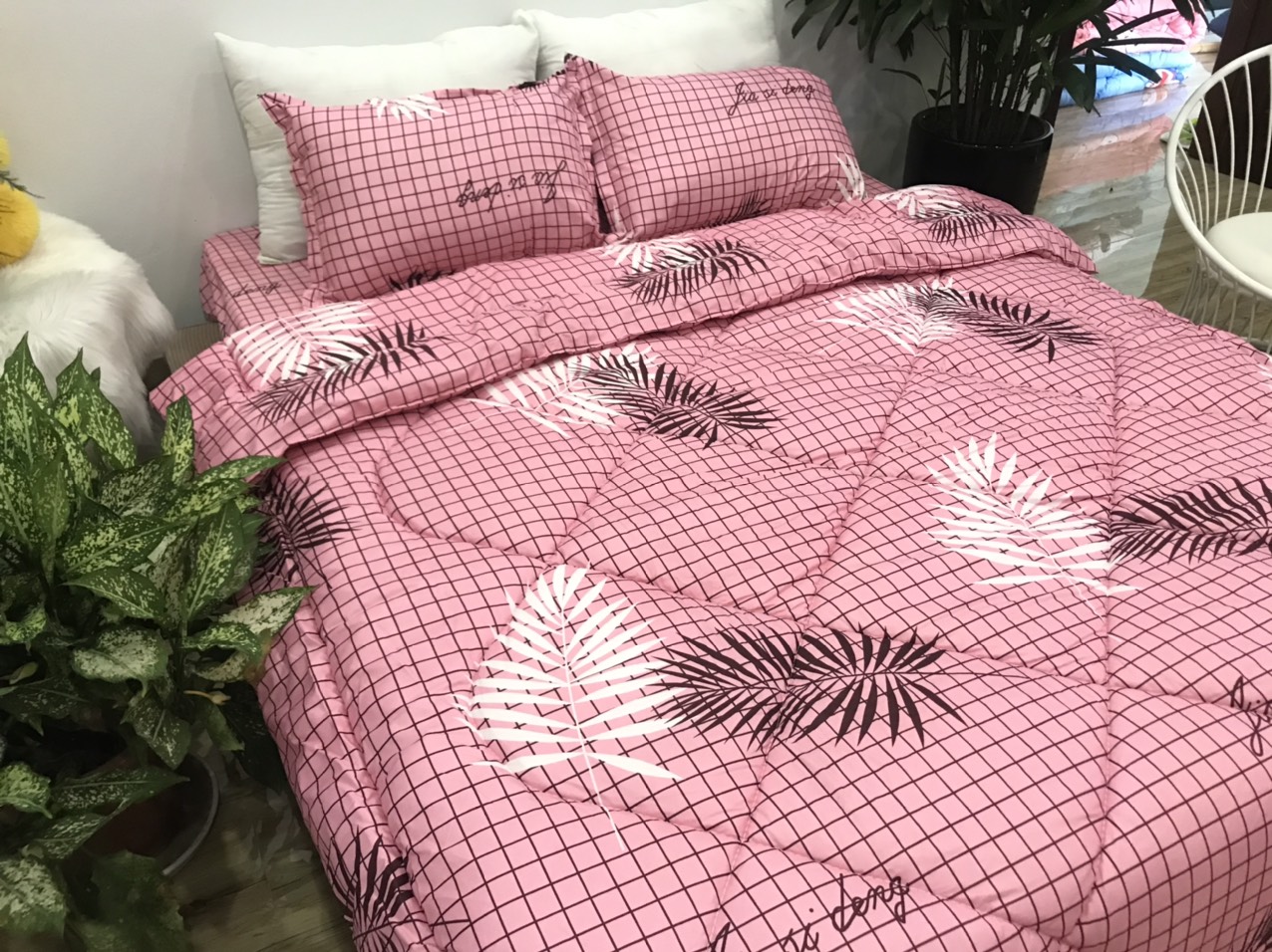 Bộ Chăn Phao 5 Món Mẫu Phao 29