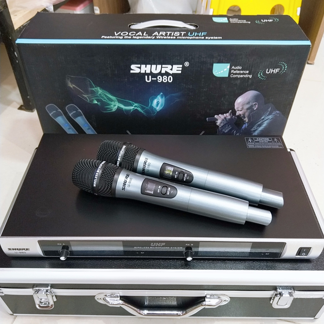 Micro Shure U980 Không Dây Chuyên Nghiệp - Hàng Nhập Khẩu