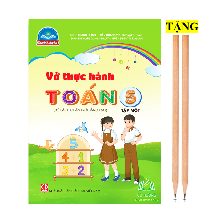 Sách - Combo Vở thực hành Toán 5 - tập 1 + 2 (Bộ sách Chân trời sáng tạo)