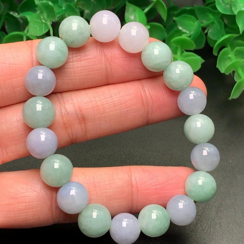 Vòng tay Ngọc phỉ thúy tự nhiên xanh tím