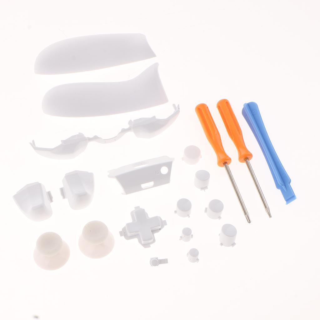 Replacement White Case Shell Set for Microsoft Xbox One Screwdriver