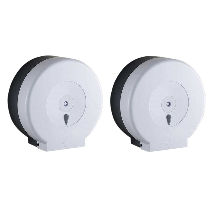 Combo 2 Hộp đựng giấy vệ sinh nhựa gắn tường cao cấp 26cm cỡ lớn