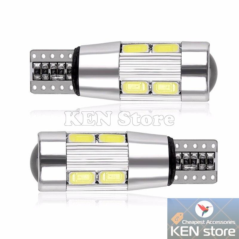 Bóng LED T10 đèn xi nhan, đèn demi xe máy ô tô 10 chip smd 5730