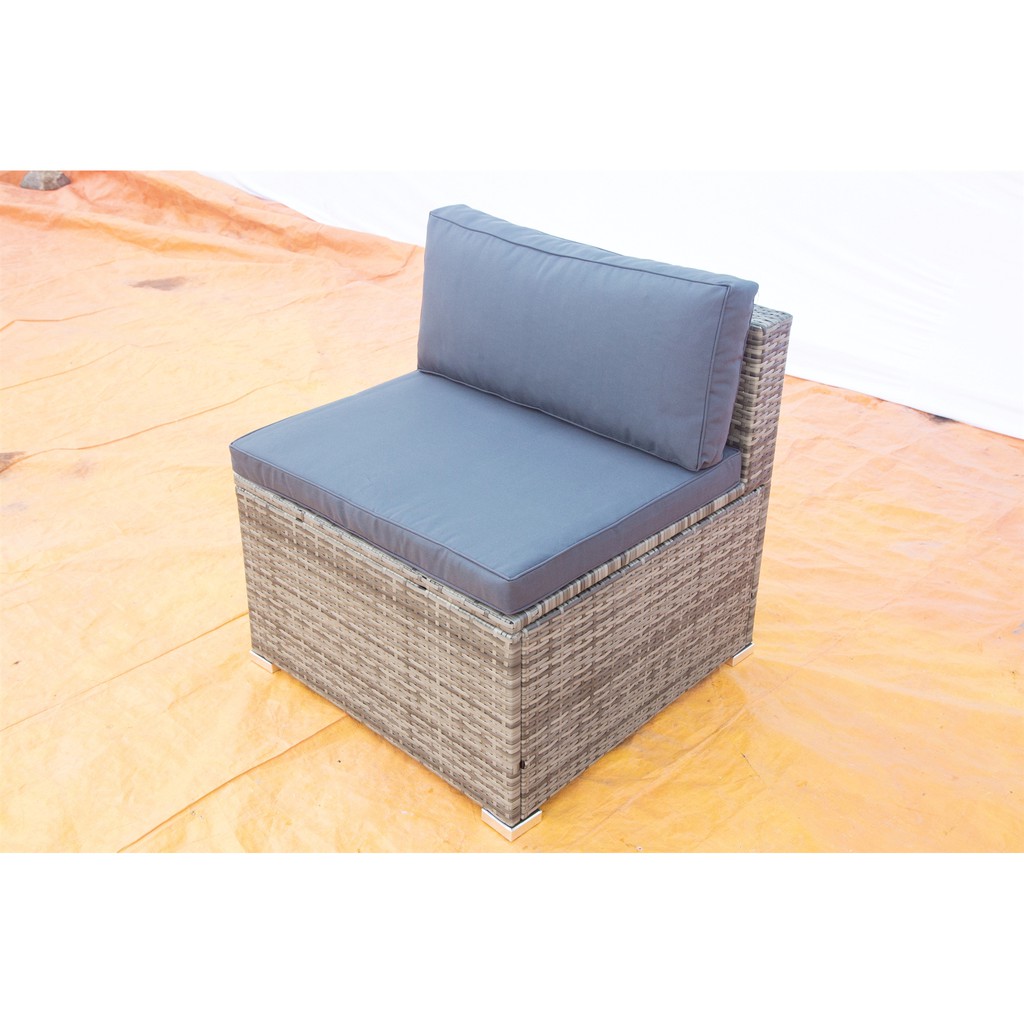 WEGO BỘ SOFA MÂY NHỰA NGOÀI TRỜI/ BỘ SOFA SÂN VƯỜN 5 CHỖ NGỒI//Outdoor Furniture Rattan Chair Sofa Set Balcony Table Garden Sofa 3 seater